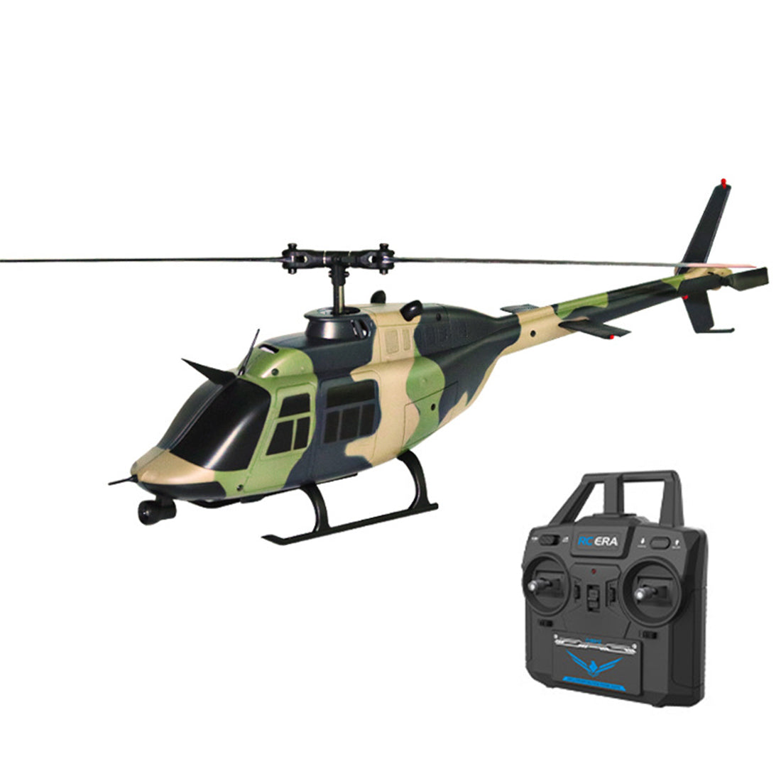 RC ERA C138 Remote Controlled Helicopter 1/33 Scale 6-Channel 2.4G Simulation RC Bell 206 Model Aircraft Perfect Children's Toy RTF