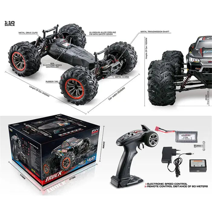 1/10 Scale 2.4G High Speed Off-Road Racing RC Car Professional RTR