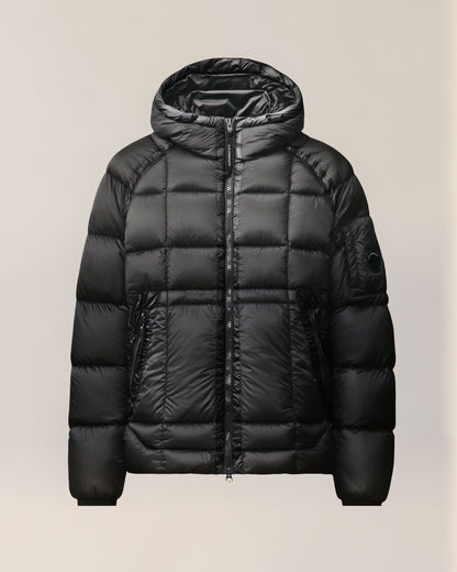 C.P. Company D.D. Shell Lens Puffer Jacket in Black