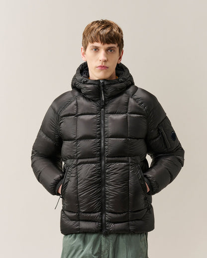 C.P. Company D.D. Shell Lens Puffer Jacket in Black