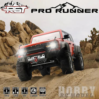 RGT EX86130 PRO Runner 4x4 1/10 Scale 2-Speed Simulation Off-Road Climbing RC Car RTR