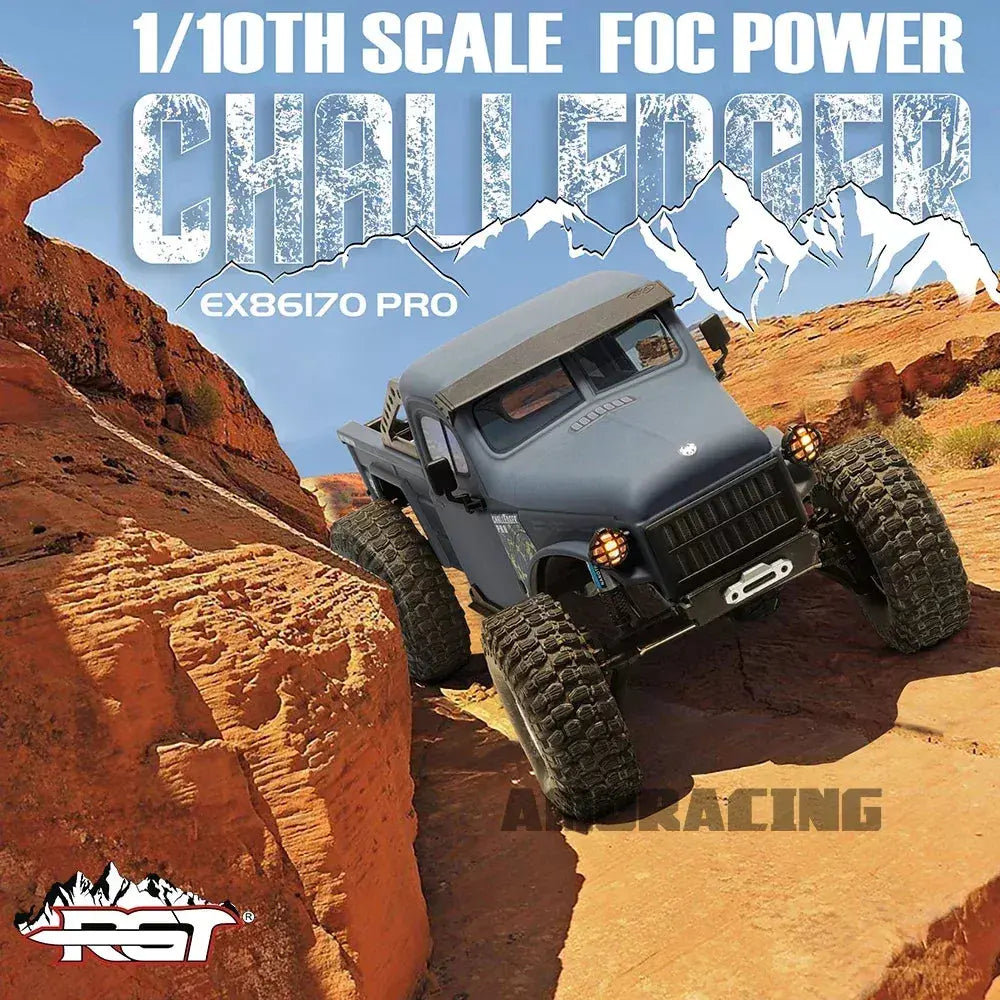 RGT EX86170 PRO Challenger 1/10 Scale 4WD Brushless RC Rock Crawler Off-Road Truck Two Speed DIG Portal Axle RTR
