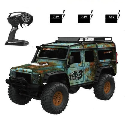 Off-road Car 1:10 2.4G 4WD RC Car Multiple Batteries RTR Model with LED Light