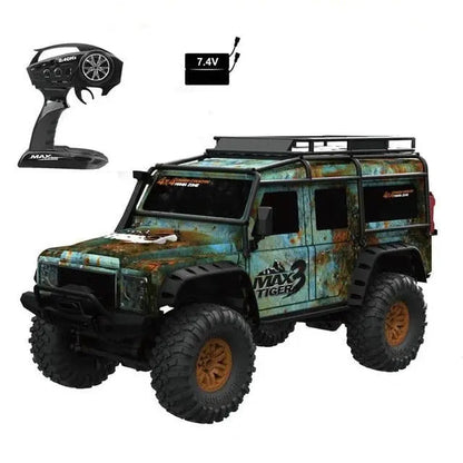 Off-road Car 1:10 2.4G 4WD RC Car Multiple Batteries RTR Model with LED Light