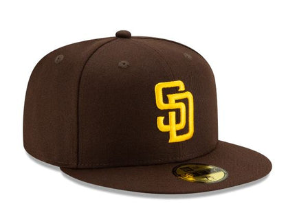 SAN DIEGO PADRES HOME COLLECTION 59FIFTY FITTED-ON-FIELD COLLECTION-BROWN