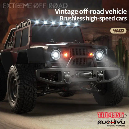 SCY 16104 Pro Jeep Retro Wrangler RC Car 116 70KMH Brushless Off-Road Car 35A ESC 2847 Brushless Motor