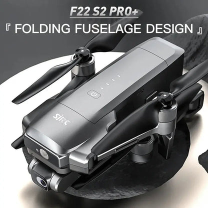 SJRC F22 S2 PRO+ 4K Drone 2-Axis Gimbal EIS GPS 6KM 5G WiFi Obstacle Avoidance Foldable Quadcopter RTF