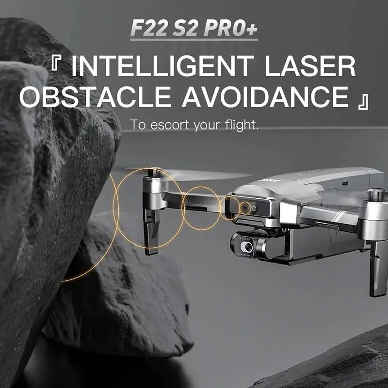 SJRC F22 S2 PRO+ 4K Drone 2-Axis Gimbal EIS GPS 6KM 5G WiFi Obstacle Avoidance Foldable Quadcopter RTF