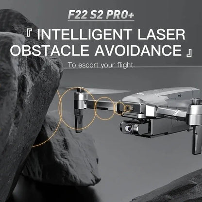 SJRC F22 S2 PRO+ 4K Drone 2-Axis Gimbal EIS GPS 6KM 5G WiFi Obstacle Avoidance Foldable Quadcopter RTF