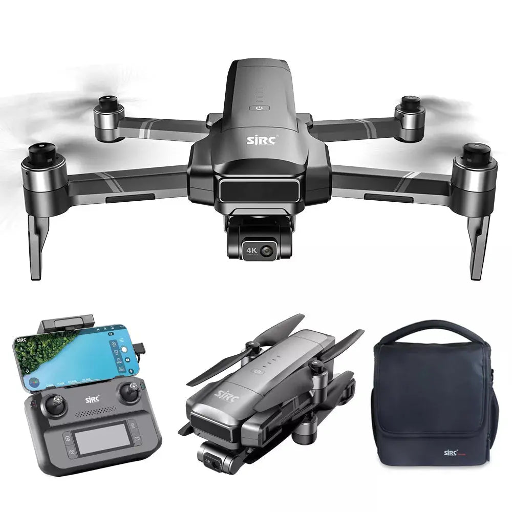 SJRC F22 S3 PRO 4K Drone 3-Axis Gimbal 6KM Repeater Digital FPV EIS GPS 5G Quadcopter RTF