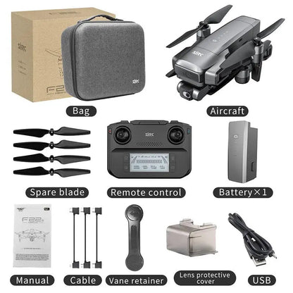 SJRC F22S PRO 4K Drone 2-Axis Gimbal EIS GPS 5G WiFi Brushless Obstacle Avoidance Foldable Quadcopter RTF