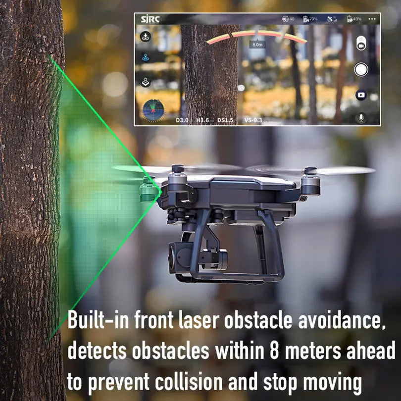 SJRC F7/F7S PRO 4K Drone 3-Axis Gimbal GPS 5G WiFi Brushless Obstacle Avoidance Foldable Quadcopter RTF