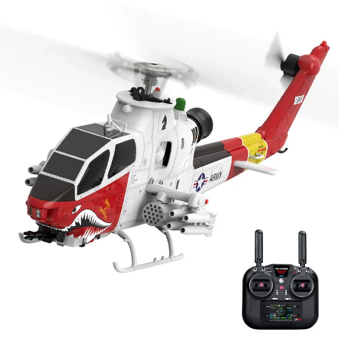 YUXIANG F112S AH-1 Cobra RC Helicopter 1:32 Scale 9CH GPS Optical Flow Altitude Hold