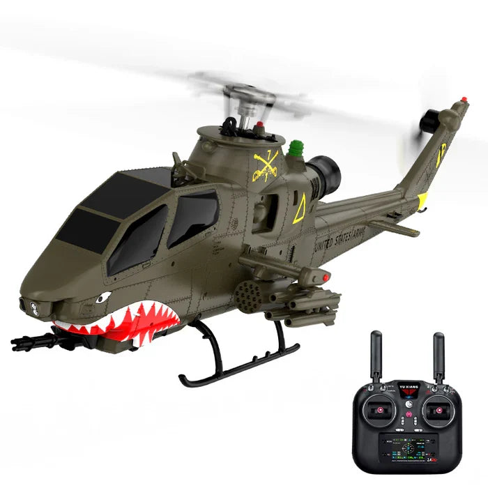 YUXIANG F112S AH-1 Cobra RC Helicopter 1:32 Scale 9CH GPS Optical Flow Altitude Hold