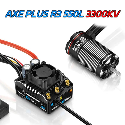 Hobbywing XeRun AXE 540L / 550 R2 Sensored Brushless Motor & ESC Combo for 1/10 RC Rock Crawler