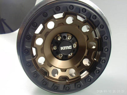CROSSRC EMO XX XXL 1/6 RC Crawler 3.5-inch Metal Wheel Hub Mod Accessory 4 Sets