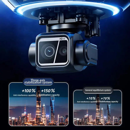 SMRC S840 PRO 8K Drone Titanium Gray 3-Axis Gimbal EIS Camera Intelligent Obstacle Avoidance 5G GPS Quadcopter with Screen Remote Control