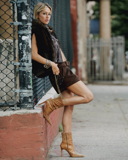 TRIAL VINTAGE TAN PATCHWORK