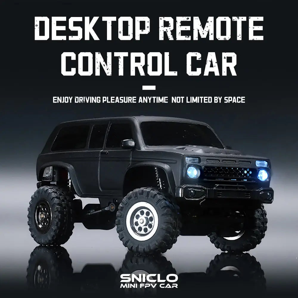 SNICLO Enano Niva 1:43 8031 RC Off-Road Vehicle Simulated Lighting Climbing FPV Goggle Toy Car