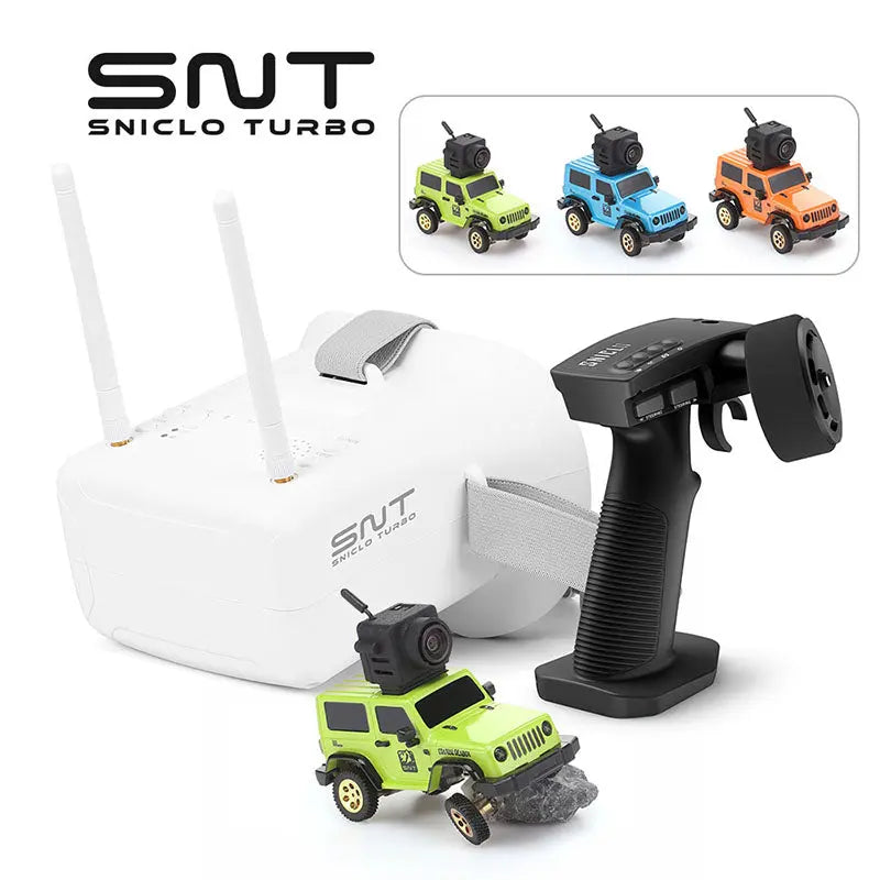 SNICLO SNT 1/64 Scale 3010 Off-Road RC Climbing Vehicle FPV Goggle Simulated Lighting Toy Car