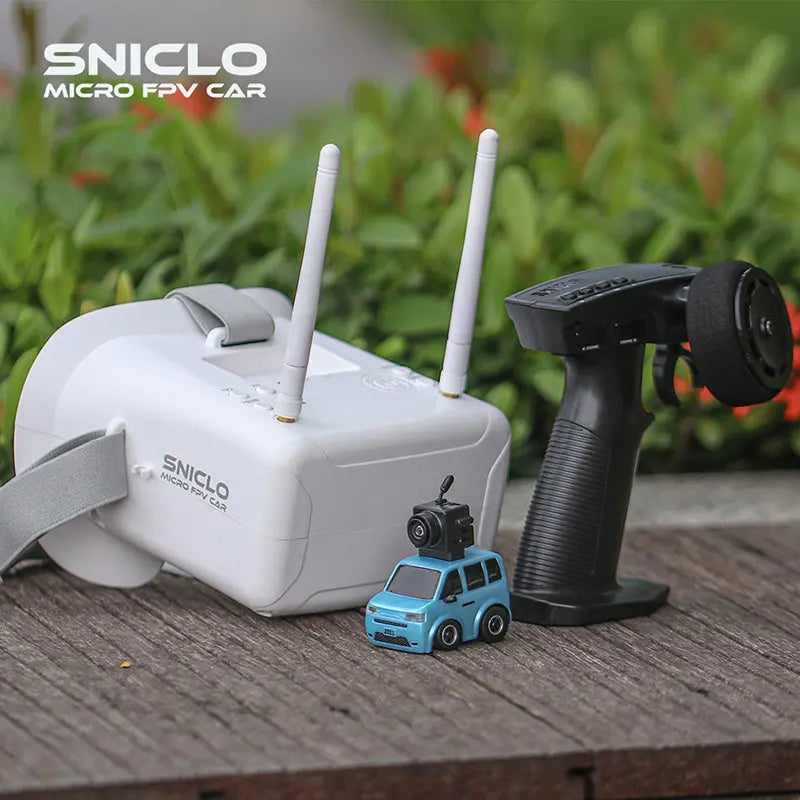 SNICLO SNT 2011 FPV MINI RC Car 1:100 Racing With Wireless VR Glasses Simulated Lighting Kids Toy Birthday Gift