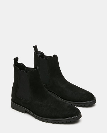 AUGUST BLACK SUEDE