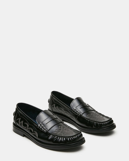 ENNIS BLACK LEATHER