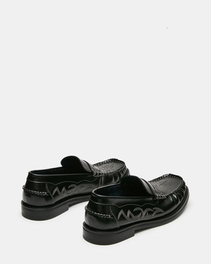 ENNIS BLACK LEATHER