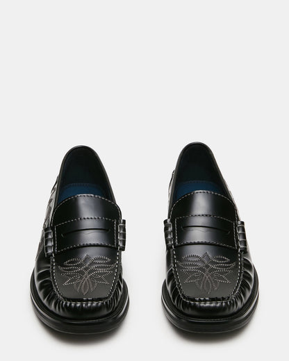ENNIS BLACK LEATHER