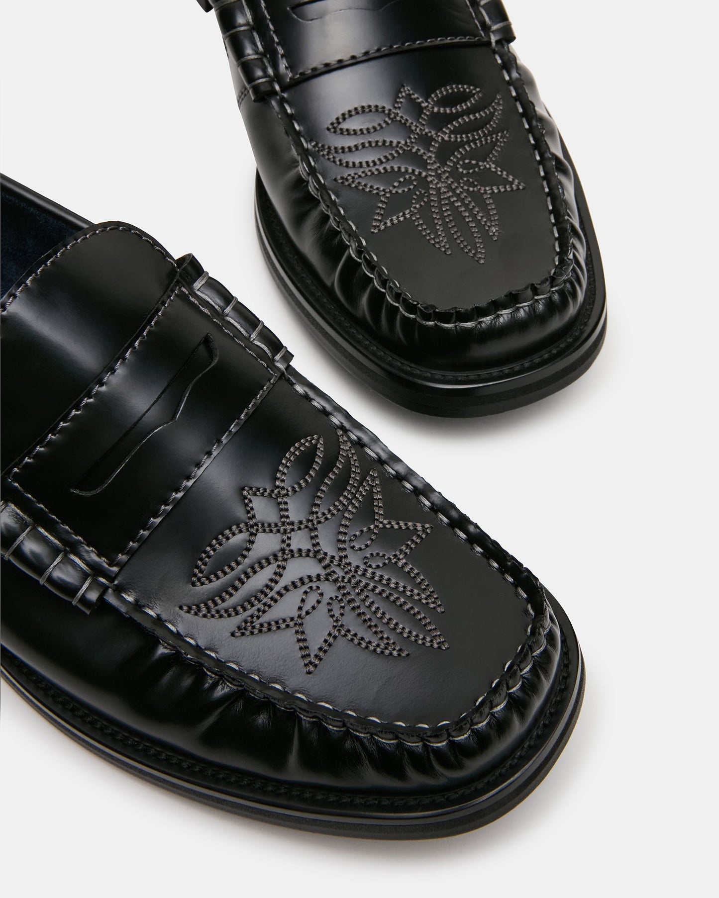 ENNIS BLACK LEATHER