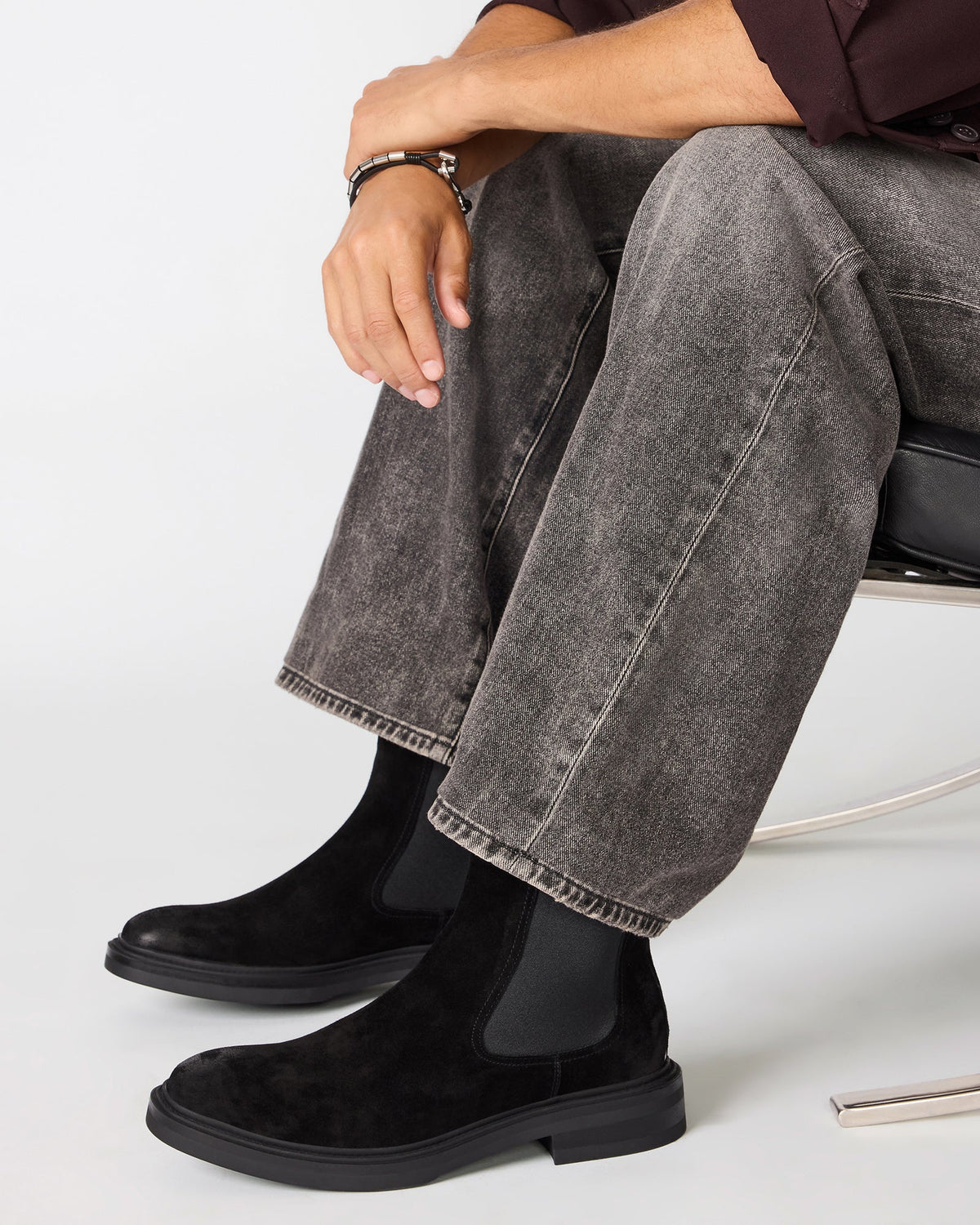 HEKTOR GREY SUEDE