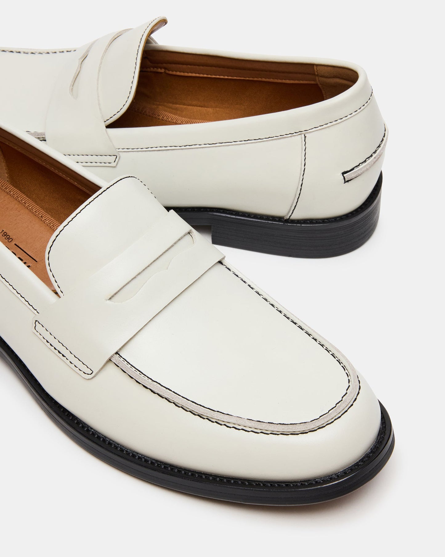 NATAN WHITE LEATHER