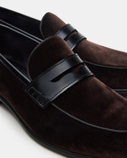 YARDLY BROWN VELVET