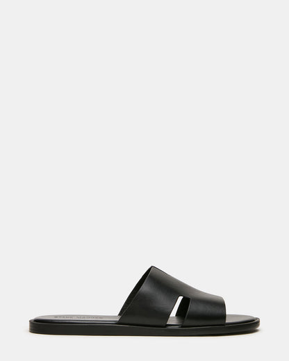 YUSSUF BLACK LEATHER