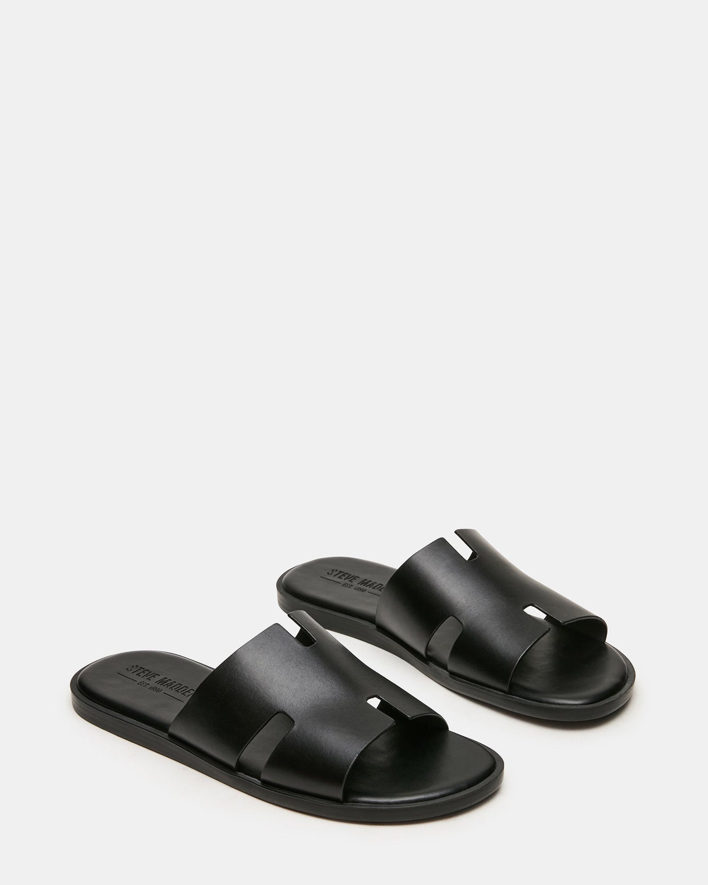 YUSSUF BLACK LEATHER