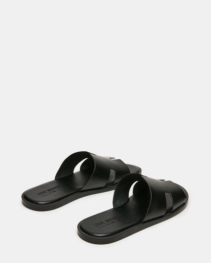 YUSSUF BLACK LEATHER