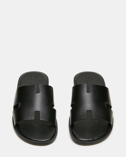 YUSSUF BLACK LEATHER