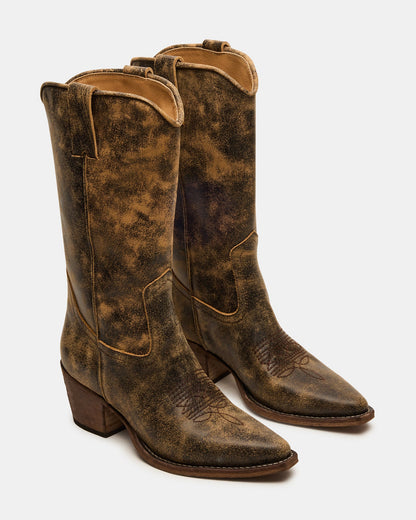 ALBANY BROWN DISTRESSED