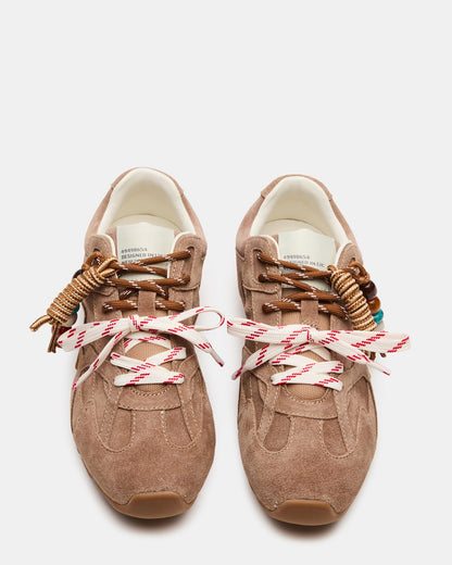 AZIEL CHARM TAUPE SUEDE