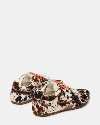 AZIEL BROWN COW PRINT