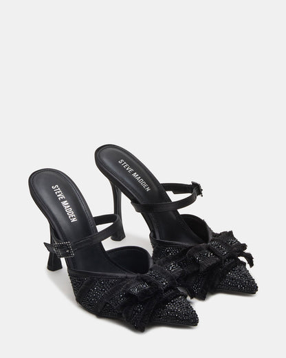 BAYLIN BLACK SATIN RHINESTONES
