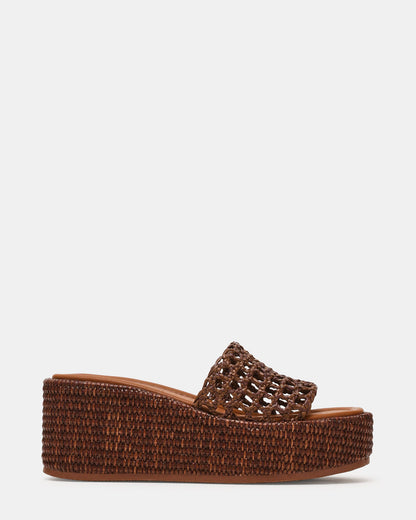 BRANDY BROWN RAFFIA