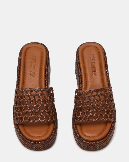 BRANDY BROWN RAFFIA