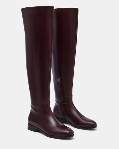 CANTER DARK CHERRY LEATHER