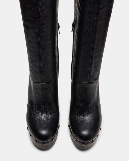 DELMIRA BLACK LEATHER