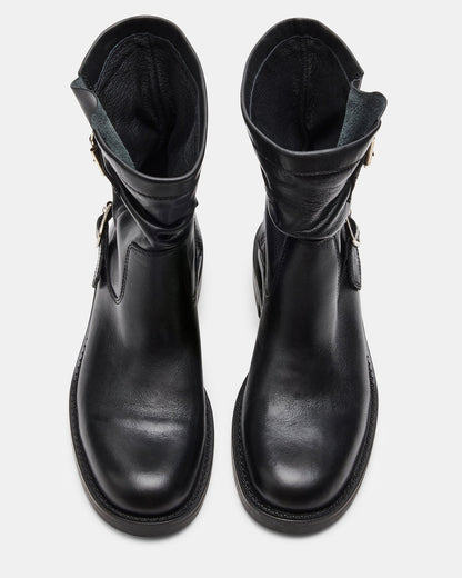 DENIS BLACK LEATHER