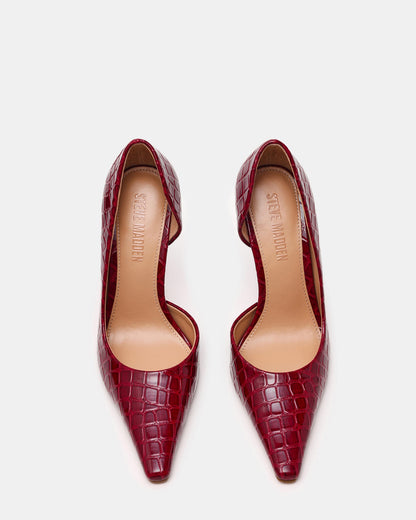 ELEGANT RED CROCODILE