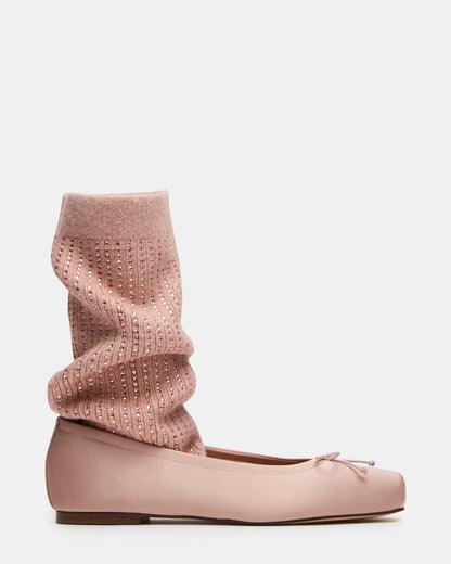 ELEVE KNIT PINK SATIN