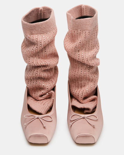 ELEVE KNIT PINK SATIN
