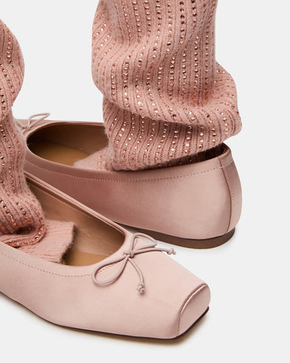 ELEVE KNIT PINK SATIN